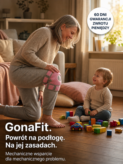 GonaFit Tri-Stabil™ — Twój ból kolana to nie starość. To niestabilność