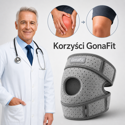 GonaFit Tri-Stabil™ — Twój ból kolana to nie starość. To niestabilność